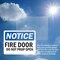 Signmission Fire Door Do Not Prop Open OSHA Notice Sign, Plastic, 10in W x 7in L, 2PK OS-2PACK-NS-P-710-L-12573 - alternate 7